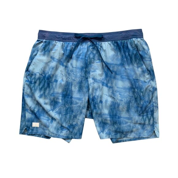 Under Armour Training Shorts Mens 2XL XXL Blue Loose Drawstring Tie Inner Lined - Picture 1 of 14